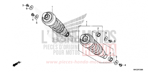 KISSEN, HINTEN CMX500AH de 2017